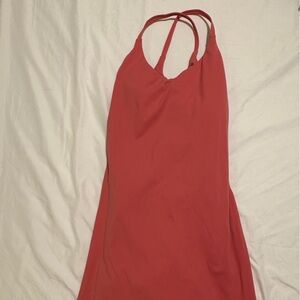 Hot Pink Halara Halter Sports Dress